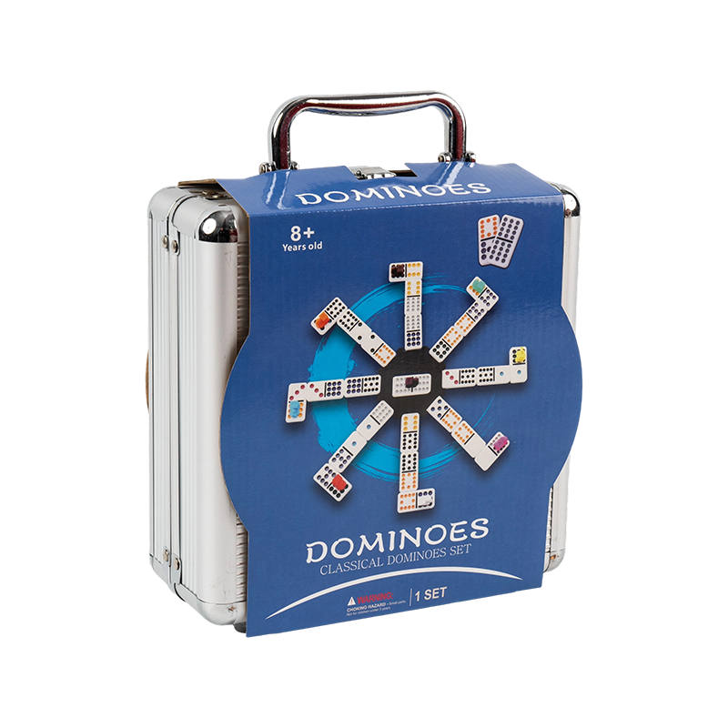 Deluxe edition Duodecim aluminium buxum dominoes