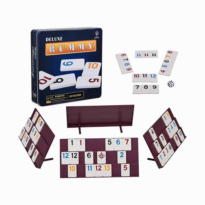2-4 Players CVI Tiles Classic Digital Rummy Ludus cum Ferrum Case