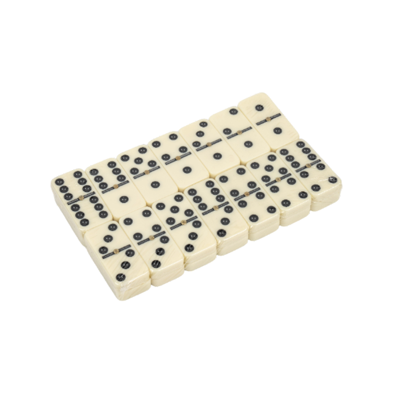 ACRYLIC plastic DOT dominoes mensa ludos Set